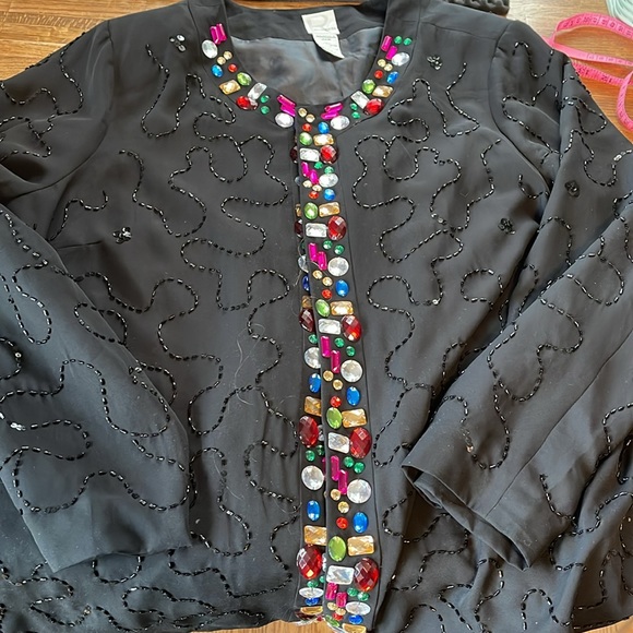 ROAMAN’S BEADED ELEGANT JACKET 22w - Picture 14 of 14